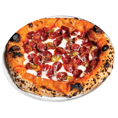 پیتزا پپرونی تخمیری