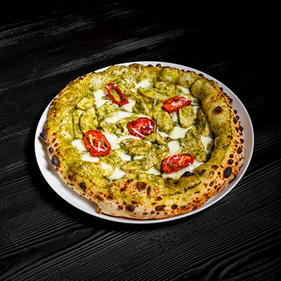 پیتزا چیکن پستو